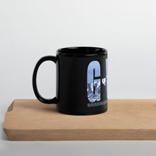 Load image into Gallery viewer, Gville Mountain Black Glossy Mug
