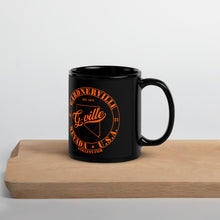 Load image into Gallery viewer, Gville Nevada Orange Black Glossy Mug
