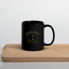 Load image into Gallery viewer, Minden Lamp Black Glossy Mug
