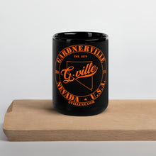 Load image into Gallery viewer, Gville Nevada Orange Black Glossy Mug
