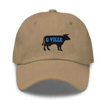 Load image into Gallery viewer, Black Cow Dad hat
