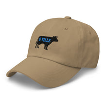 Load image into Gallery viewer, Black Cow Dad hat
