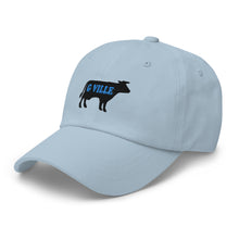 Load image into Gallery viewer, Black Cow Dad hat
