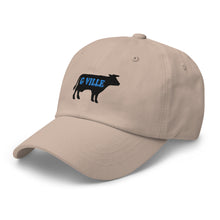 Load image into Gallery viewer, Black Cow Dad hat
