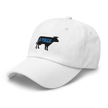 Load image into Gallery viewer, Black Cow Dad hat
