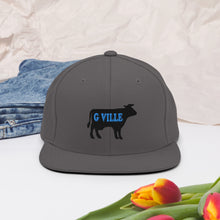 Load image into Gallery viewer, Black Cow Snapback Hat
