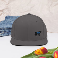 Load image into Gallery viewer, Small Black Cow Snapback Hat
