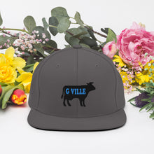 Load image into Gallery viewer, Black Cow Snapback Hat
