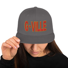 Load image into Gallery viewer, Gville Puffy Red and Gold Snapback Hat
