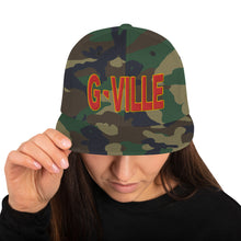 Load image into Gallery viewer, Gville Puffy Red and Gold Snapback Hat
