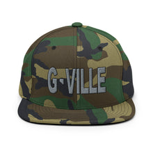 Load image into Gallery viewer, Gville Puffy Grey and Black Snapback Hat
