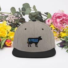 Load image into Gallery viewer, Black Cow Snapback Hat
