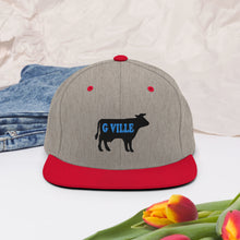 Load image into Gallery viewer, Black Cow Snapback Hat
