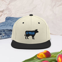 Load image into Gallery viewer, Black Cow Snapback Hat
