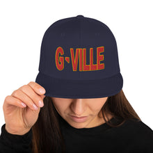 Load image into Gallery viewer, Gville Puffy Red and Gold Snapback Hat
