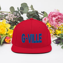 Load image into Gallery viewer, Gville Puffy Blue Snapback Hat
