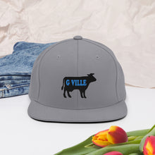 Load image into Gallery viewer, Black Cow Snapback Hat
