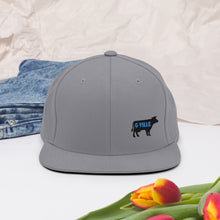 Load image into Gallery viewer, Small Black Cow Snapback Hat
