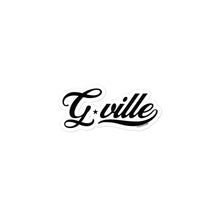 Load image into Gallery viewer, Gville Cursive Bubble-free stickers
