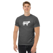 Load image into Gallery viewer, White Gville Cow Men&#39;s classic tee
