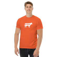 Load image into Gallery viewer, White Gville Cow Men&#39;s classic tee
