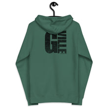 Load image into Gallery viewer, Block Gville Textured Front and Back Unisex fleece zip up hoodie
