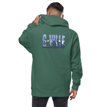 Load image into Gallery viewer, Gville Mountain Front and Back Unisex fleece zip up hoodie
