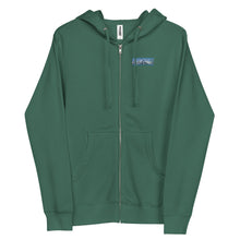 Load image into Gallery viewer, Gville Mountain front and back Unisex fleece zip up hoodie
