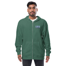 Load image into Gallery viewer, Gville Mountain Front and Back Unisex fleece zip up hoodie
