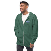 Load image into Gallery viewer, Gville Mountain Front and Back Unisex fleece zip up hoodie
