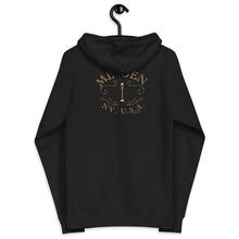 Load image into Gallery viewer, Minden Lamp Front and Back Unisex fleece zip up hoodie
