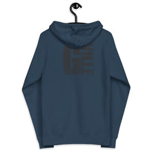 Load image into Gallery viewer, Block Gville Textured Front and Back Unisex fleece zip up hoodie
