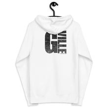 Load image into Gallery viewer, Block Gville Textured Front and Back Unisex fleece zip up hoodie
