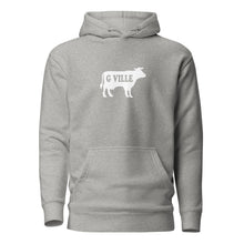 Load image into Gallery viewer, White Gville Cow Unisex Hoodie
