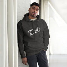 Load image into Gallery viewer, White Cursive Gville Unisex Hoodie
