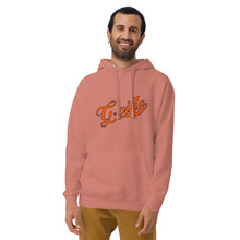 Load image into Gallery viewer, Cursive Orange Unisex Hoodie
