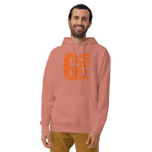 Load image into Gallery viewer, textured gville orange Unisex Hoodie
