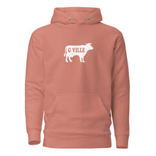 Load image into Gallery viewer, White Gville Cow Unisex Hoodie
