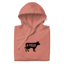 Load image into Gallery viewer, Black Gville Cow Unisex Hoodie
