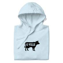 Load image into Gallery viewer, Black Gville Cow Unisex Hoodie
