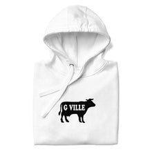 Load image into Gallery viewer, Black Gville Cow Unisex Hoodie
