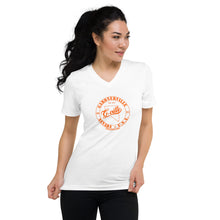 Load image into Gallery viewer, Gville Nevada Orange Unisex Short Sleeve V-Neck T-Shirt
