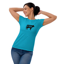 Load image into Gallery viewer, Gville In Cow Women&#39;s short sleeve t-shirt
