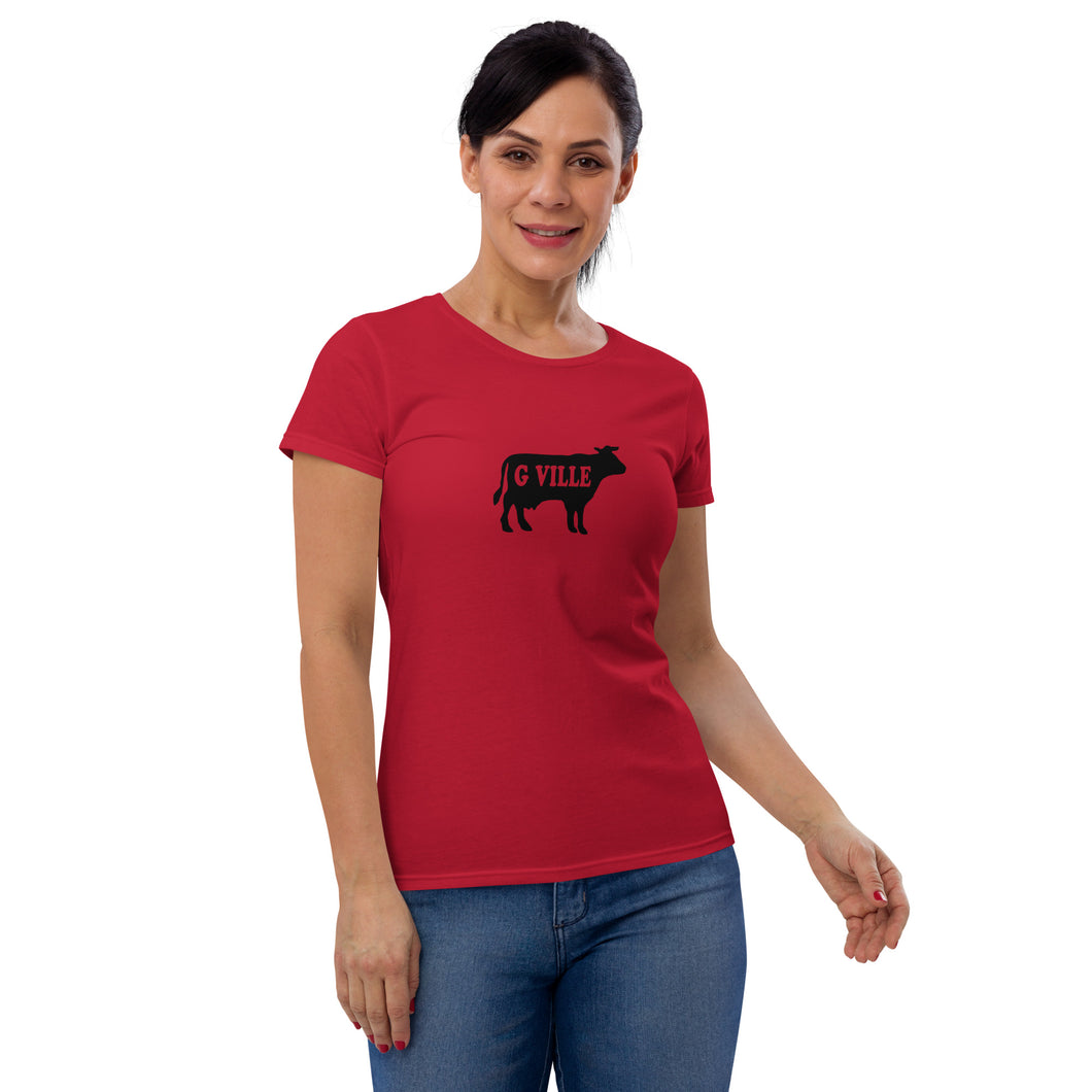 Gville In Cow Women's short sleeve t-shirt