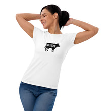 Load image into Gallery viewer, Gville In Cow Women&#39;s short sleeve t-shirt
