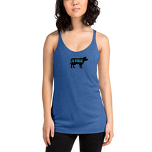 Load image into Gallery viewer, Black Cow Women&#39;s Racerback Tank
